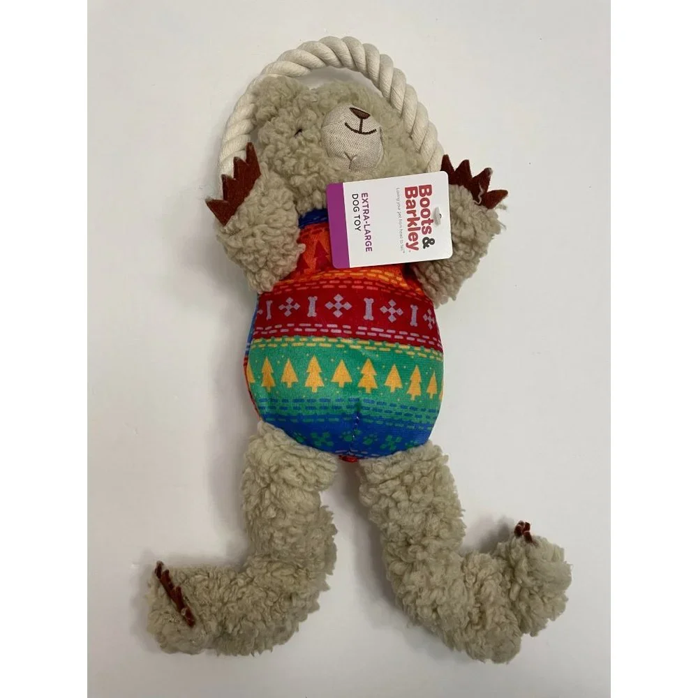 NWT- Bear Rope and Plush Dog Toy